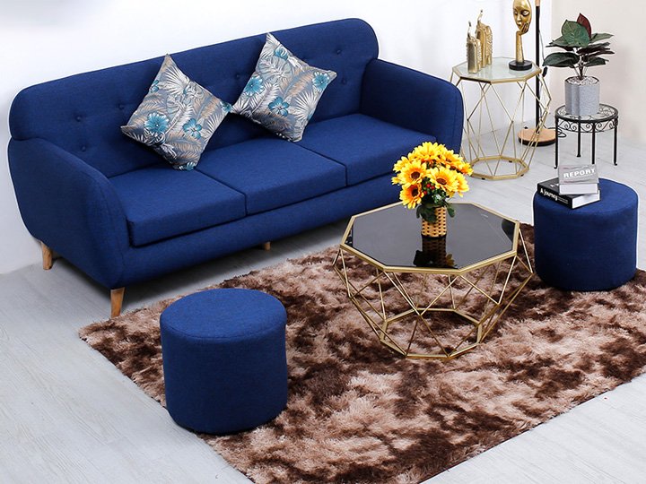 Sofa phòng khách nhỏ đệm mút D40 êm ái